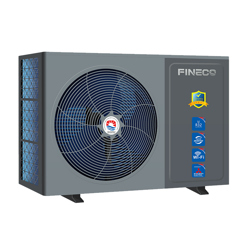 Fineco R32 ısı pompası - açılı görünüm