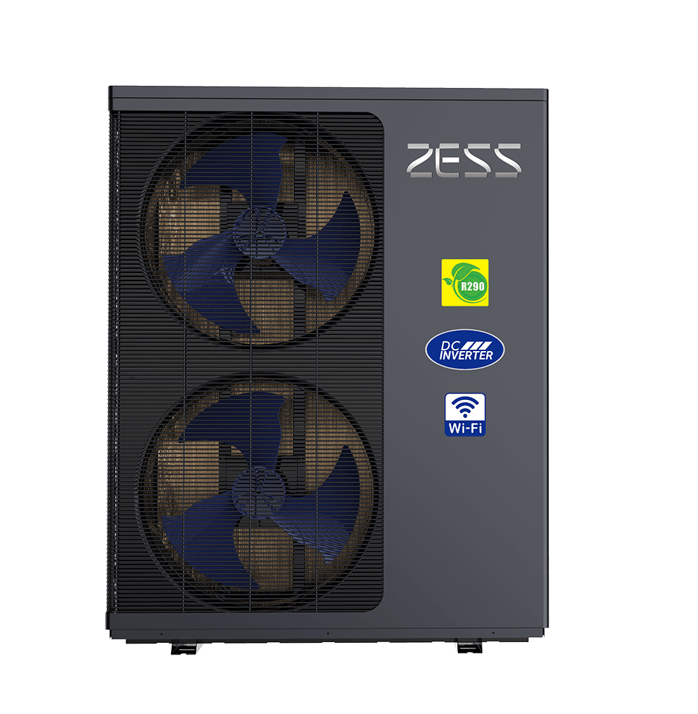 ZESS Silver Series R290 ısı pompası - ön görünüm