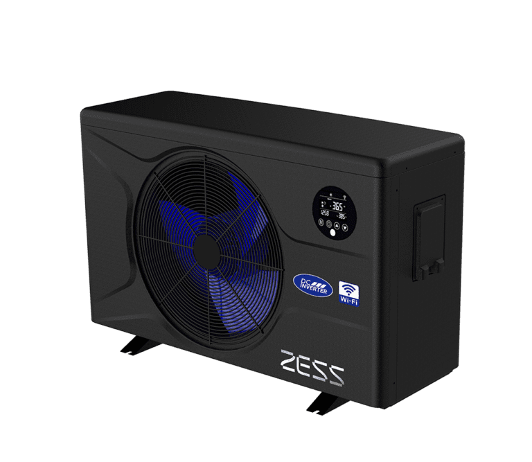 ZESS Silver Series R32 ısı pompası - açılı görünüm